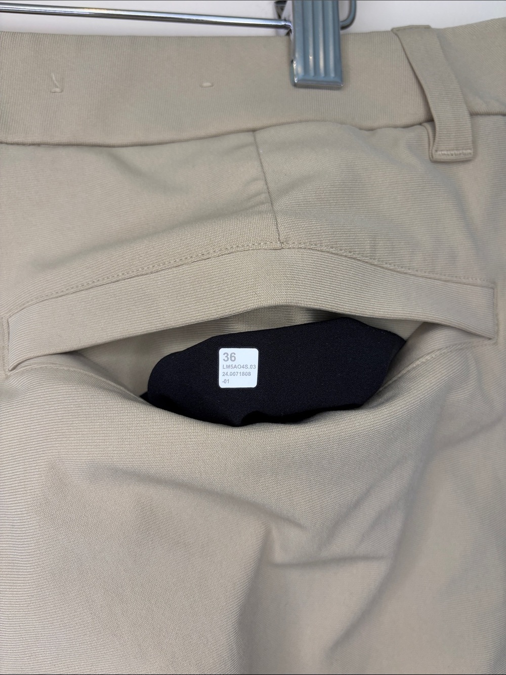 Lululemon Men’s ABC Slim Fit Trouser Warpstreme Size 36 Khaki - Picture 6 of 6